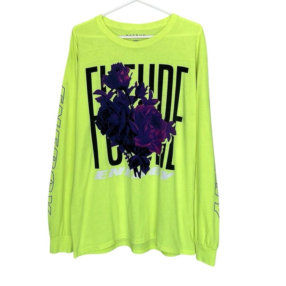 Pacsun | Los Angeles Future Energy Long Sleeve Shirt Men’s Large Neon Yellow